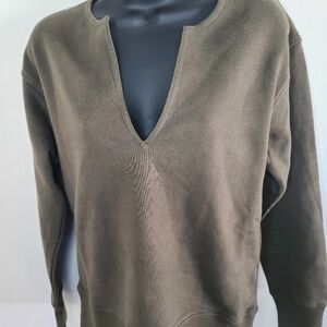 Thakoon Womens Brown Pullover Shirt Size Xs